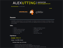 Tablet Screenshot of alexutting.com